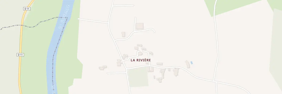 Plan du 5 Village de la Rivière à Saint-Pierre-de-Maillé
