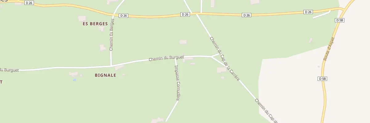 Plan du 88 Cap de la Carrere à Ganties