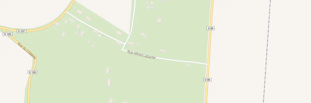 Plan du 2 Rue Alfred Labarbe à Bourville