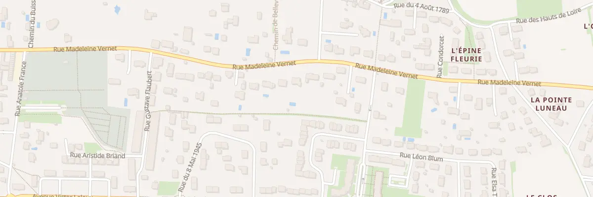 Plan du 24 Rue Madeleine Vernet à Montlouis-sur-Loire