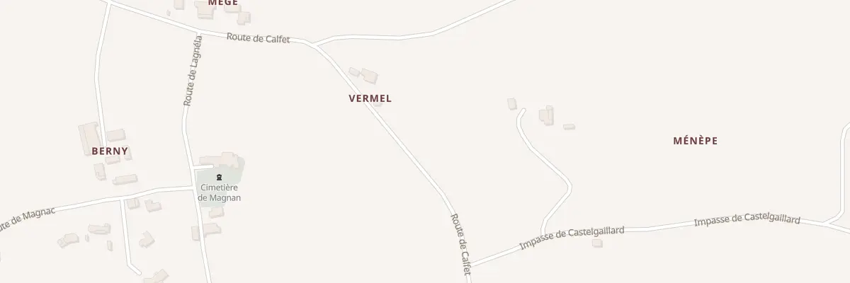 Plan du 1001 Rte de Calfet à Penne-d’Agenais