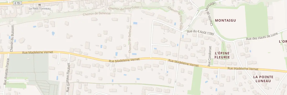 Plan du 21B Rue Madeleine Vernet à Montlouis-sur-Loire