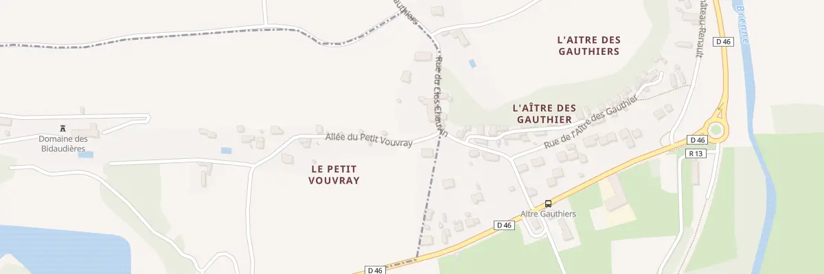 Plan du 1 All du Petit Vouvray à Vouvray