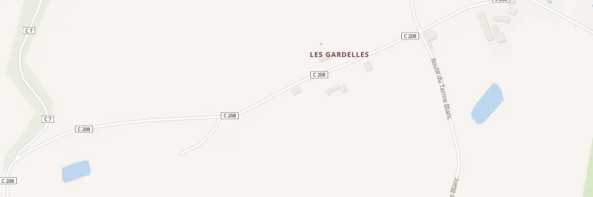 Plan du 25 Aux Gardelles à Lolme