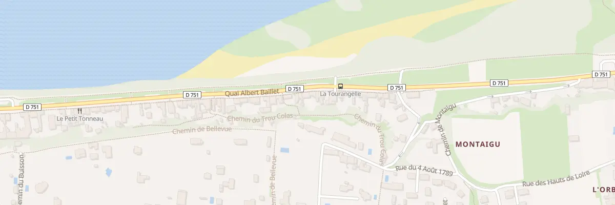 Plan du 43 Quai Albert Baillet à Montlouis-sur-Loire