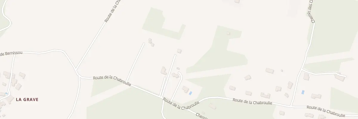 Plan du 595 Rte de la Chabroulie à Bassillac et Auberoche