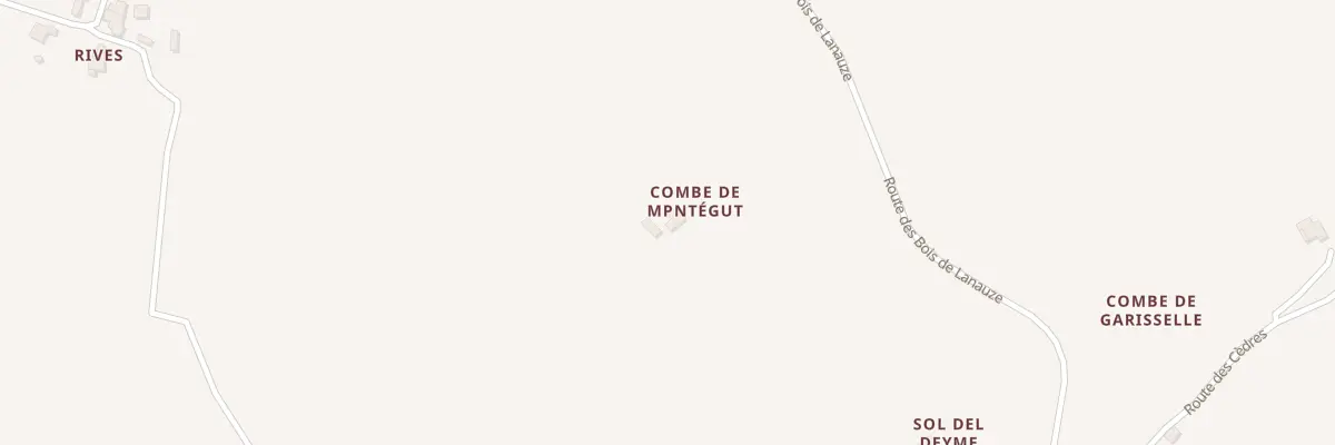 Plan du 527 Rte des Bois de Lanauze à Tayrac