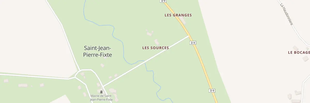 Plan du 25D Les Sources à Saint-Jean-Pierre-Fixte