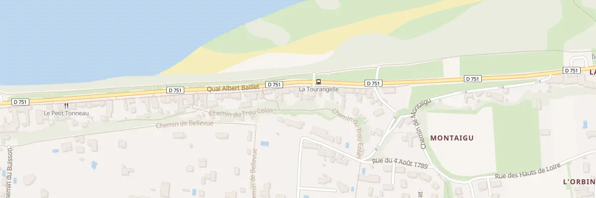 Plan du 45 Quai Albert Baillet à Montlouis-sur-Loire