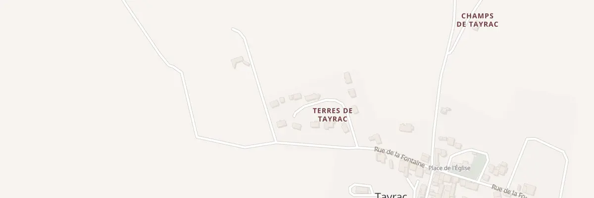 Plan du 12 Lot Terres de Tayrac à Tayrac