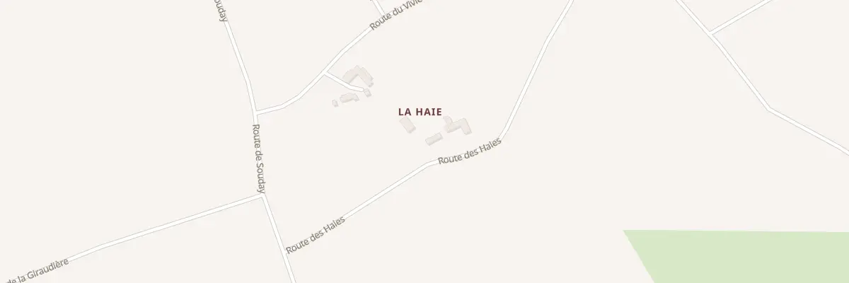 Plan du 1 Rte des Haies aux Hayes