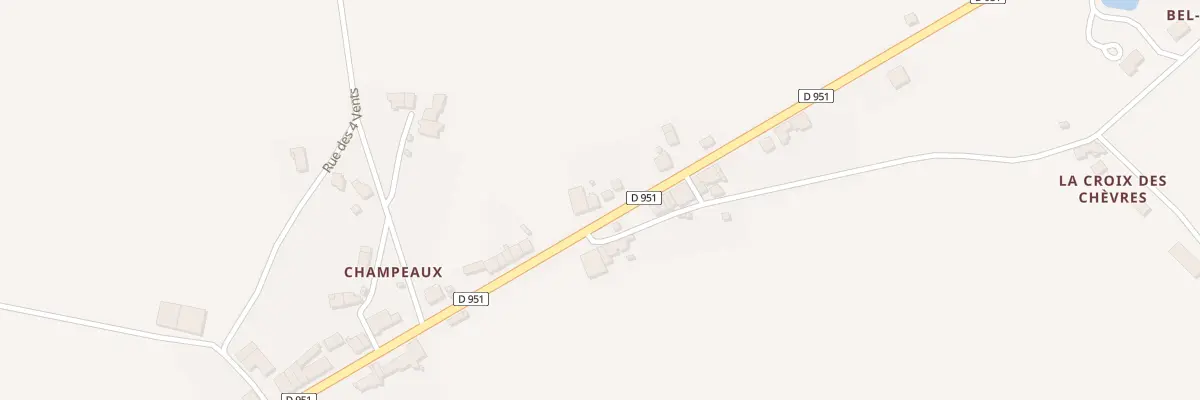 Plan du 5110 Champeaux à Gajoubert