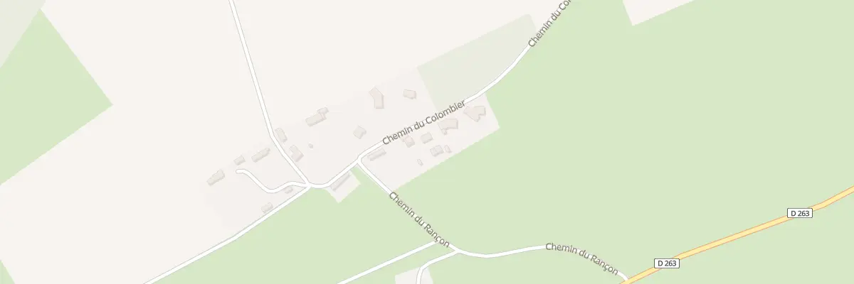 Plan du 1399 Rte de Bellegarde à Blacqueville
