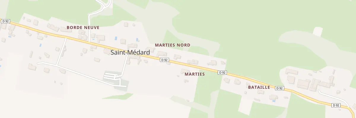 Plan du 30 Chem du Haut à Saint-Médard