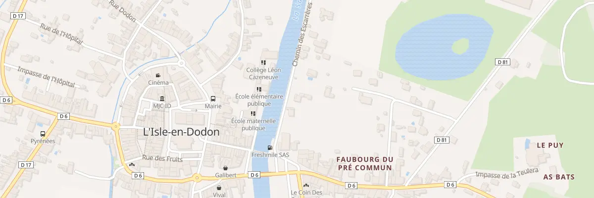 Plan du 8 Che des Escarréres à L’Isle-en-Dodon