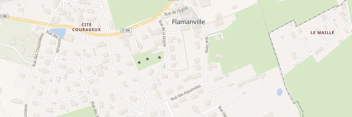 Plan du 5 Rue de la Mairie à Flamanville
