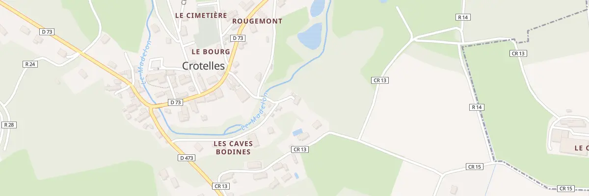 Plan du 44 Les Caves Bodines à Crotelles