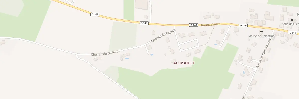 Plan du 129 Che du Maillot à Polastron