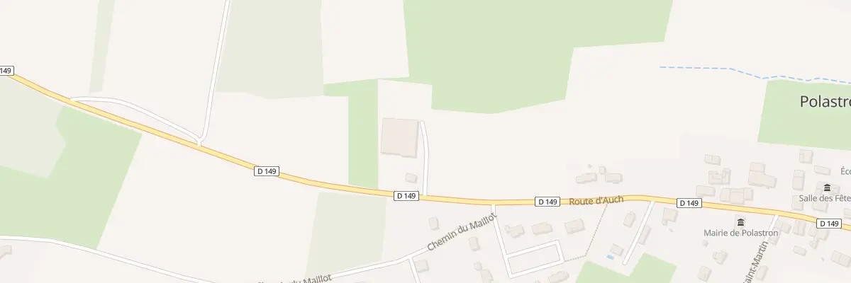 Plan du 434 Rte d’Auch à Polastron