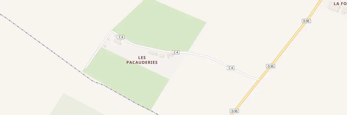 Plan du 1 Les Pacauderies à Vou