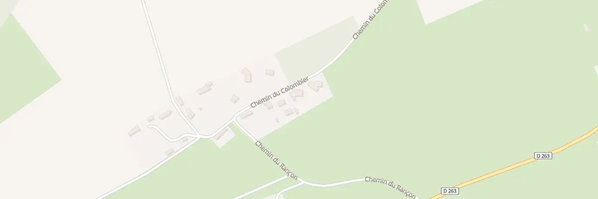 Plan du Hameau du Pre à Blacqueville