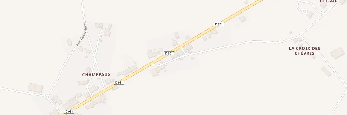 Plan du 5085 Champeaux à Gajoubert
