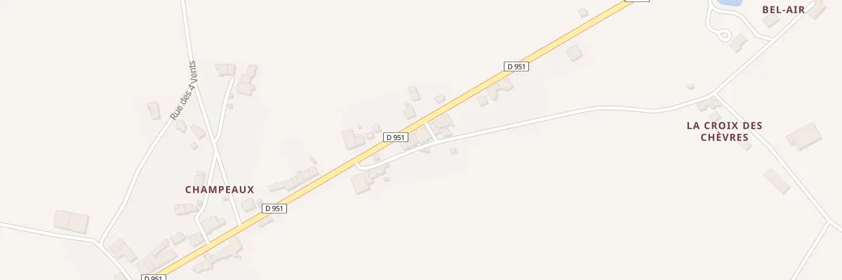 Plan du 5087 Champeaux à Gajoubert