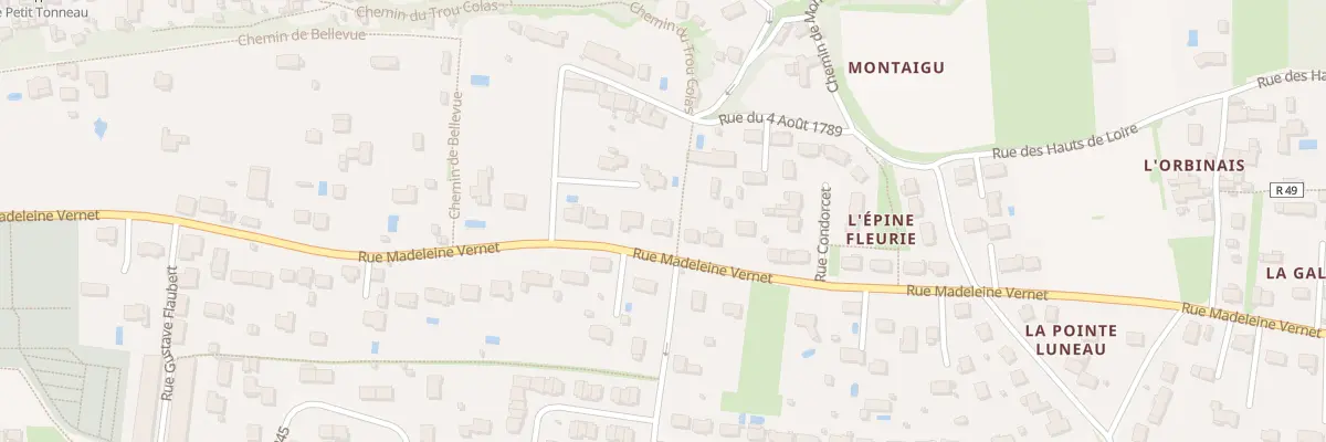 Plan du 23T Rue Madeleine Vernet à Montlouis-sur-Loire
