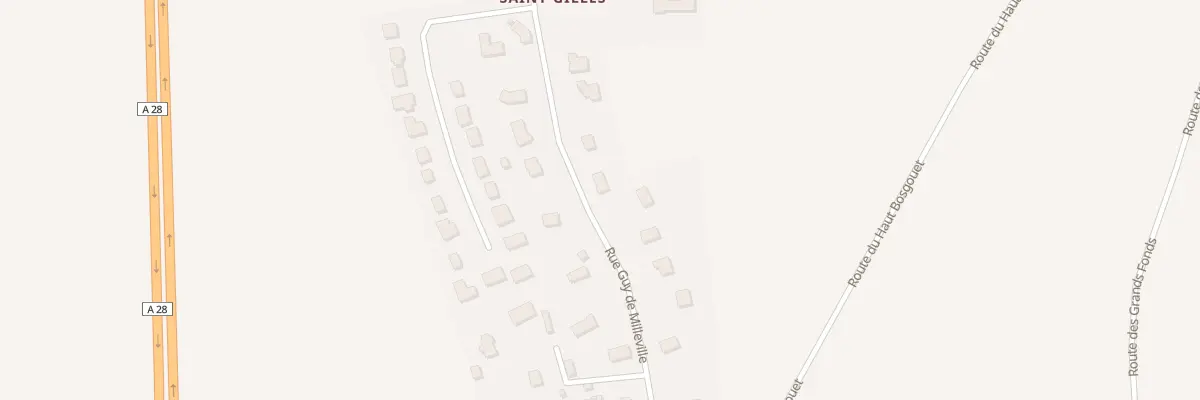 Plan du 1069 Rue Guy de Milleville à Bosgouet