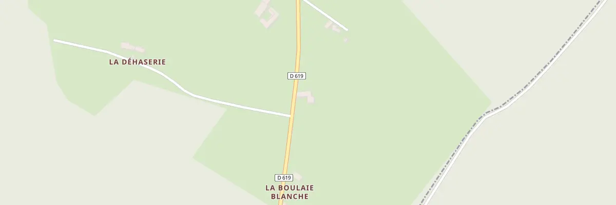 Plan du 233 La Boulaye Blanche à Moutiers-au-Perche