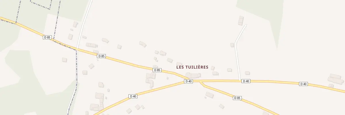 Plan du 2152 Rte des Tuilières à Oradour-sur-Vayres