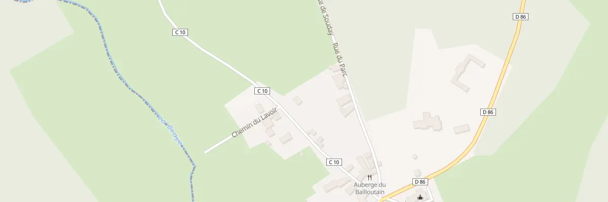 Plan du 4 Rue de la Gougeonniere à Baillou