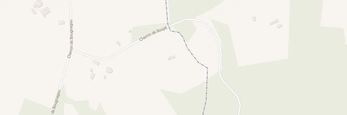 Plan du 244 Che de Bouyé à Paulhiac