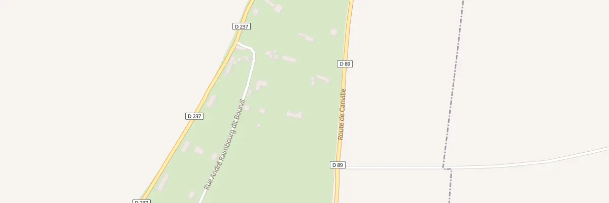 Plan du 3 Rte de Canville à Bourville