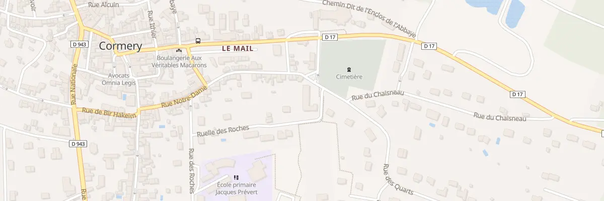Plan du 29 Rle des Roches à Cormery