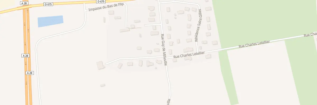 Plan du 26 Imp du Pre aux Boeufs à Bosgouet