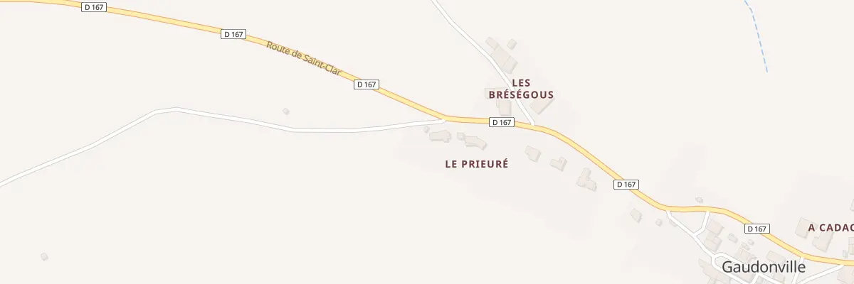 Plan du 545 Rte de Saint Clar à Gaudonville