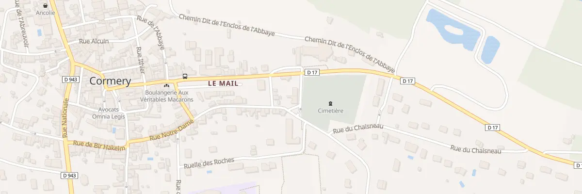 Plan du 25 Rue Notre Dame à Cormery