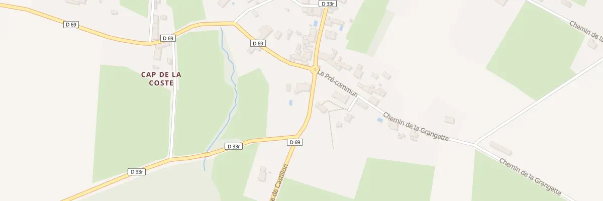 Plan du 38 Brange à Sepx