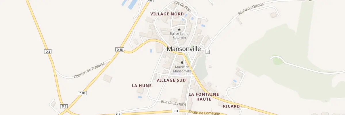 Plan du 20 Rue du Jardin Public à Mansonville