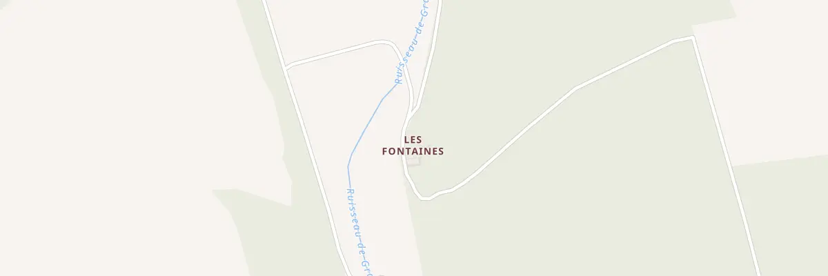Plan du 1 Che des Fontaines à Fontaine-les-Coteaux