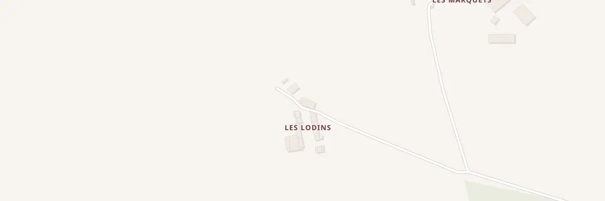 Plan du 1 Les Lodins à Paulmy
