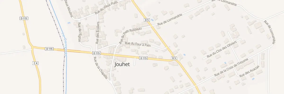 Plan du 5 Rue de la Gartempe à Jouhet