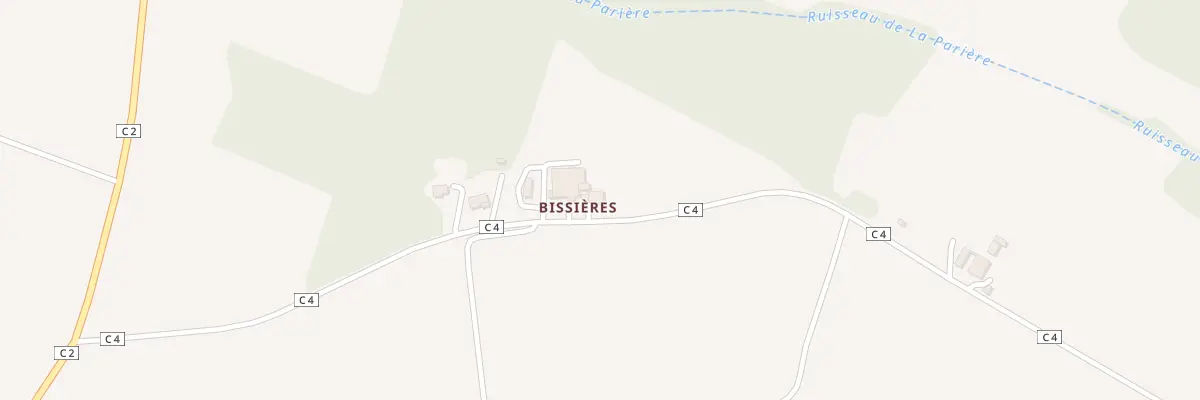 Plan du 5031 Bissieres à Saint-Cirice