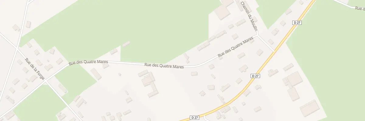 Plan du 735 Rue des Quatre Mares à Berville-en-Caux