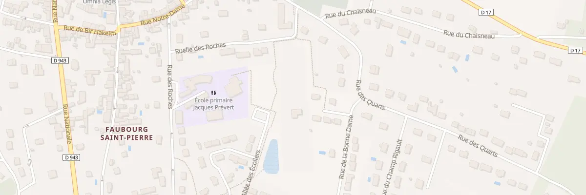 Plan du 12 Rle des Roches à Cormery
