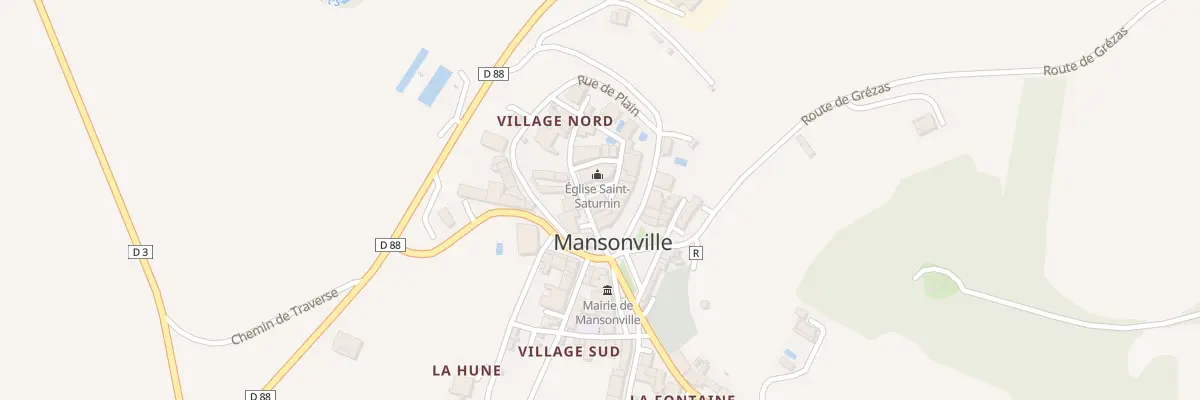 Plan du 44 Rue de l’Église à Mansonville