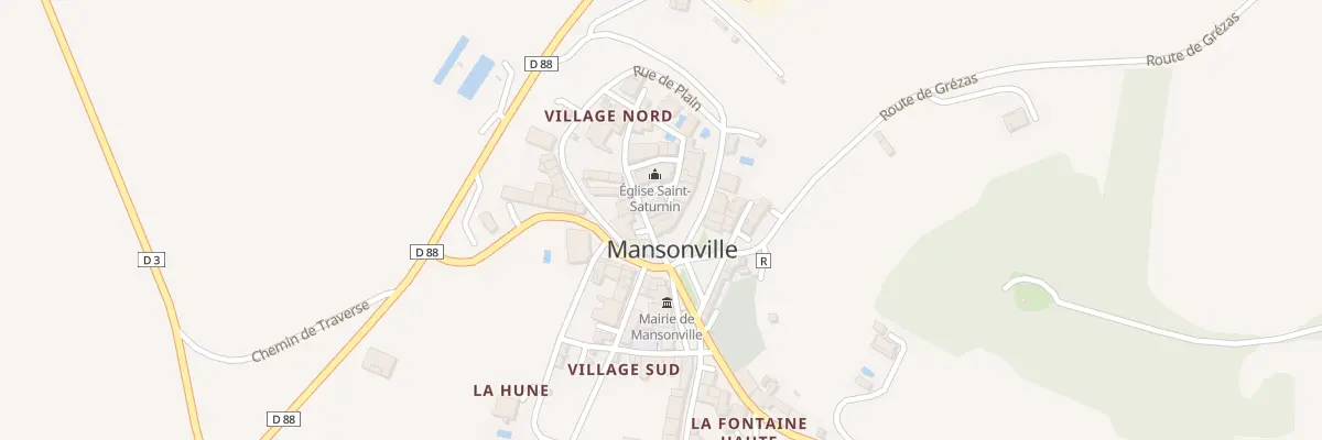 Plan du 36 Rue de l’Église à Mansonville