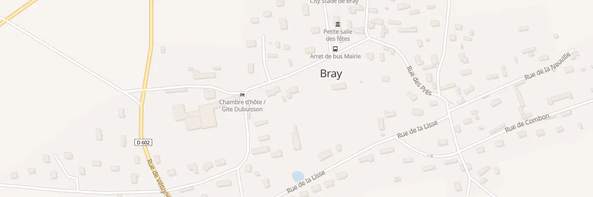 Plan du 1B Rue des Ecoles à Bray