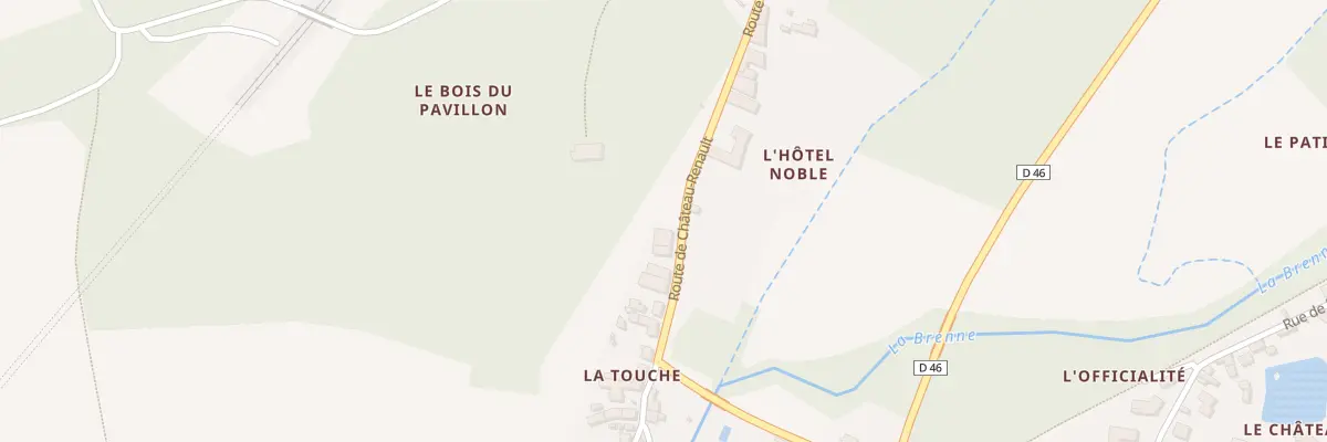 Plan du 106T Rte de Château-renault à Vernou-sur-Brenne